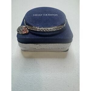 Kohl's Fine Silver Plate Great Grandma Bracelet